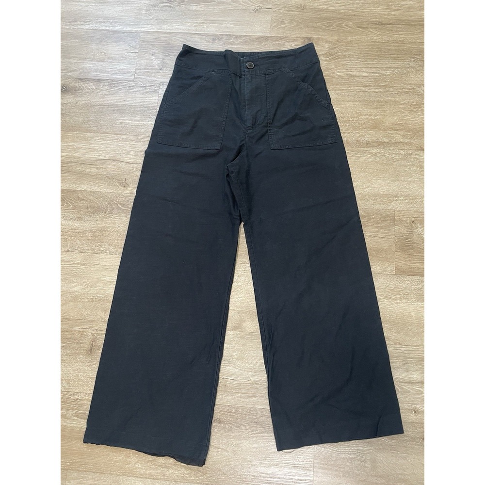 Maeve Anthropologie Women's Sz 8 Colette Wide Leg Crop Pants